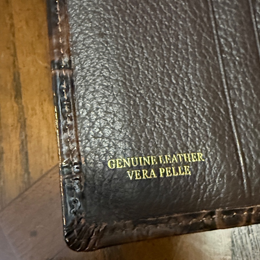 NWOT Vera Pelle Leather Wallet - Picture 6 of 6